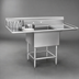 Thumbnail image #3 for Eagle Group Spec-Master FN Series 1-Compartment Stainless Steel Sink with Left Drainboard