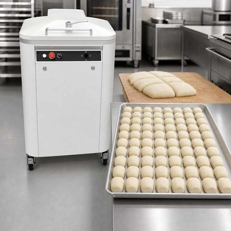 Product image #3 for Univex SQD60 Semi-Automatic Square Dough Divider, Floor Model, 1.76-11.64 oz, 60 Pieces at Once