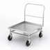 Thumbnail image #3 for Aluminum Single-Stack Cup/Glass Rack Dolly for 20 x 20 Inch Racks with Push Handle