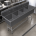 Thumbnail image #3 for John Boos Pro-Bowl 4-Compartment Stainless Steel Sink with 10