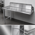 Thumbnail image #3 for Omcan 60-Inch Left-Side Straight Clean Dish Table, 18-Gauge 304 Stainless Steel