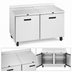 Thumbnail image #3 for Randell 48-Inch 2-Section Worktop Freezer with Solid Doors and Rear-Mounted Self-Contained Refrigeration