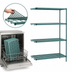 Thumbnail image #3 for Metro Super Erecta Pro 4-Shelf Polymer Add-On Shelving Unit, 18