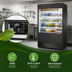 Thumbnail image #3 for 48-Inch Vertical Air Curtain Open Air Merchandiser Refrigerator with 4 Adjustable Shelves