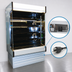 Thumbnail image #3 for Howard-McCray 35E Series Self-Contained Dairy Open Merchandiser, 51 in. W x 82.25 in. H, LED-Lit Shelves