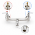 Thumbnail image #3 for T&S Brass 8-Inch Wall Mount Service Sink Mixing Faucet with Pail Hook Spout and 3/4-Inch Garden Hose Thread Outlet