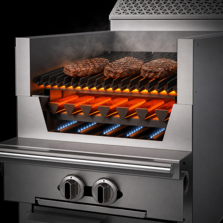 Product image #3 for Garland Cuisine Series 18-Inch Gas Modular Top Radiant Char-Broiler