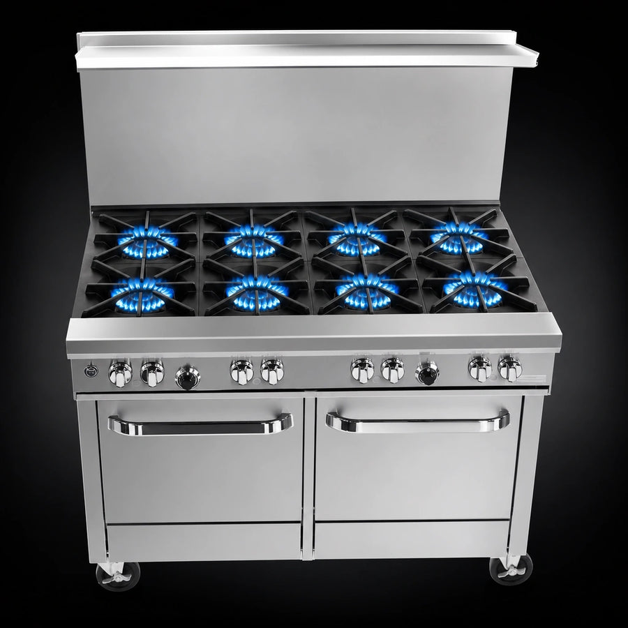 Eight Open Burners