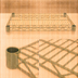 Thumbnail image #4 for Advance Tabco Special Value Series Heavy Duty Green Epoxy Coated Wire Shelf, 42 x 24 Inches