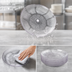 Thumbnail image #4 for Petal Mist Clear Polycarbonate 8-Inch Round Scalloped Edge Soup/Salad Plate, 24 oz.
