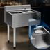 Thumbnail image #3 for Eagle Group 2200 Series Underbar Ice Bin/Cocktail Station with Blender Recess and 7-Circuit Cold Plate