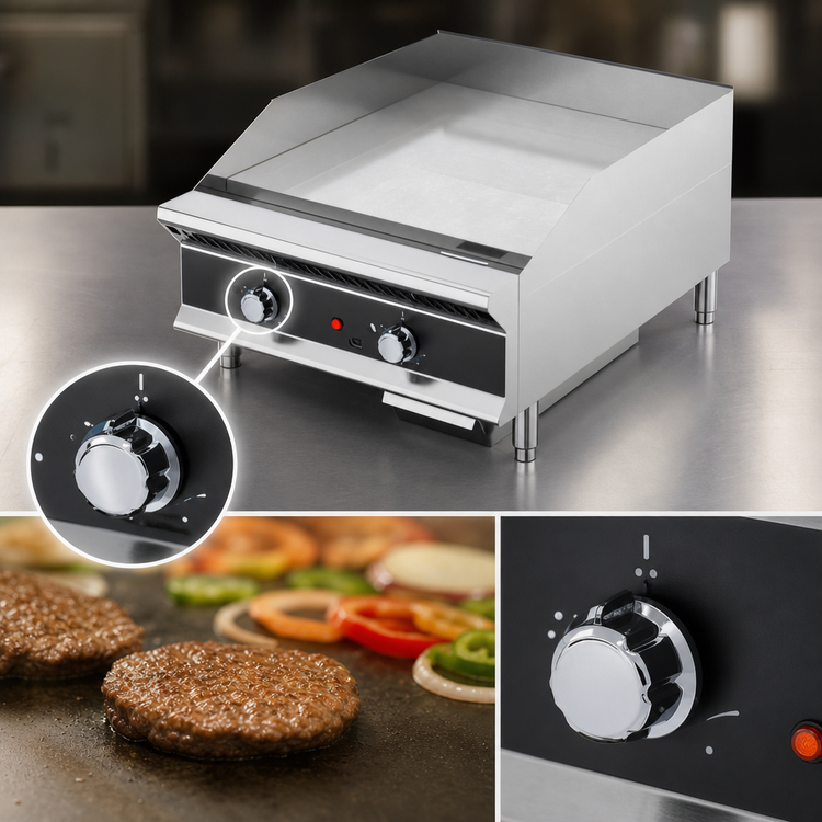 Product image #3 for Vollrath GGHDT-36 36-Inch Thermostatic Heavy-Duty Countertop Gas Griddle, 90,000 BTU