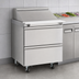 Thumbnail image #3 for Delfield Mega Top Single-Section Refrigerated Prep Table with 2 Drawers, 32-Inch Wide, 12-Pan Top