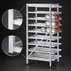 Thumbnail image #3 for Advance Tabco Special Value Series CR10-162-X Stationary Aluminum Can Rack for #5 and #10 Cans, 162 #10/216 #5 Capacity