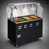 Thumbnail image #3 for Vollrath 2-Series Affordable Portable Deluxe 4-Well Mobile Electric Hot Food Station with Buffet-Style Breath Guard