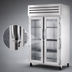 Thumbnail image #3 for True SPEC SERIES Two-Section Reach-In Refrigerator with Locking Glass Doors, Stainless Steel, Top-Mounted Self-Contained Refrigeration