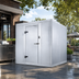 Thumbnail image #3 for 8' x 12' Outdoor Floorless Walk-In Cooler with Remote R-448A Refrigeration