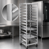 Thumbnail image #3 for Channel Manufacturing Stainless Steel No-Lift End-Load Bun Pan Oven Rack, Single Section, 20-Pan Capacity