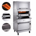 Thumbnail image #3 for Vulcan V Series Heavy-Duty Range Match Gas Single-Deck Infrared Upright Broiler with Convection Oven Base
