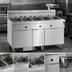 Thumbnail image #3 for Imperial Electric Floor Model 5-Tank Fryer with Built-In Filter System, 75 lb. Capacity Each