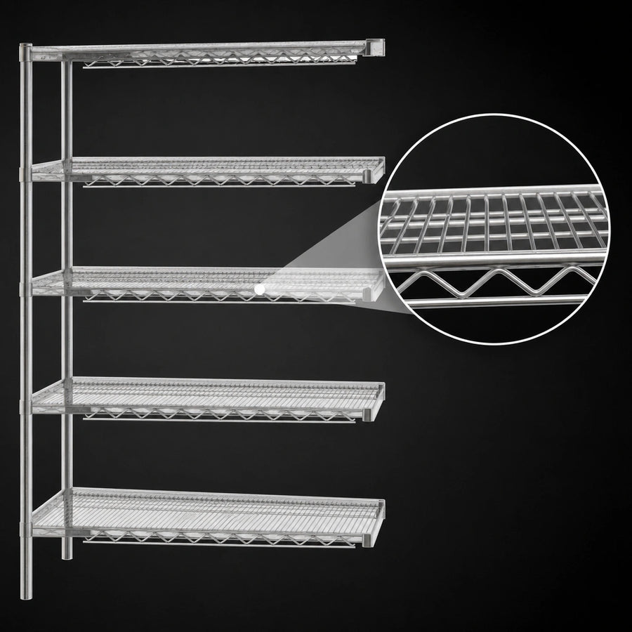 Patented QuadTruss Shelves