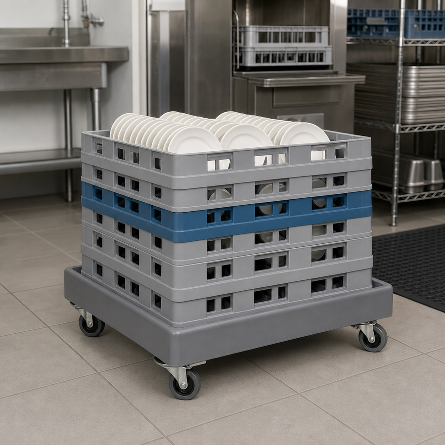 Full-Size Dish Rack Transport
