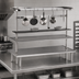 Thumbnail image #3 for Advance Tabco SCT-60 60-Inch Table-Mounted Circular Stainless Steel Pot Rack with Utensil Rack