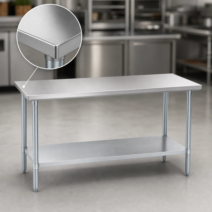 16-Gauge Stainless Steel Top