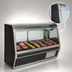 Thumbnail image #3 for Howard-McCray 32E Series 74-Inch Curved Glass Self-Contained Red Meat Service Case
