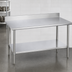 Thumbnail image #3 for Duke Supreme Stainless Steel Work Table with 5-Inch Riser, 30 x 30 Inches, 14-Gauge 300 Series Top, Stainless Undershelf