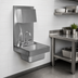 Thumbnail image #3 for Glastender Stainless Steel Wall-Mount Hand Wash Sink with Faucet, Soap & Towel Dispenser