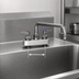 Thumbnail image #3 for T&S Brass 4-Inch Center Deck Mount Low-Lead Workboard Mixing Faucet with 10-Inch Swing Nozzle