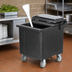 Thumbnail image #4 for Cateraide™ 125 lb Insulated Mobile Ice Caddy with Front Drain Faucet, Shelf, and 4 Swivel Casters