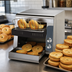 Thumbnail image #3 for Holman QCS1-500B Horizontal Conveyor Bagel Toaster, 500 Slices/Hour, 120V
