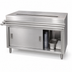 Thumbnail image #3 for 72-Inch Stainless Steel Self-Serve Beverage Counter with Sliding Doors and Urn Trough