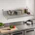 Thumbnail image #3 for Metro SmartWall 36-Inch x 18-Inch Wall-Mounted Grid Shelf with Retaining Edge