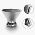 Thumbnail image #3 for American Metalcraft Double-Wall Hammered Stainless Steel Martini Glass, 7 oz.