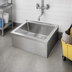 Thumbnail image #3 for John Boos Floor Mounted Stainless Steel Mop Sink with 28 x 20 x 6-Inch Compartment
