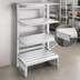 Thumbnail image #3 for Channel 60 x 20 x 72 Inch 4-Inch E-Channel Cantilever Shelving, Aluminum