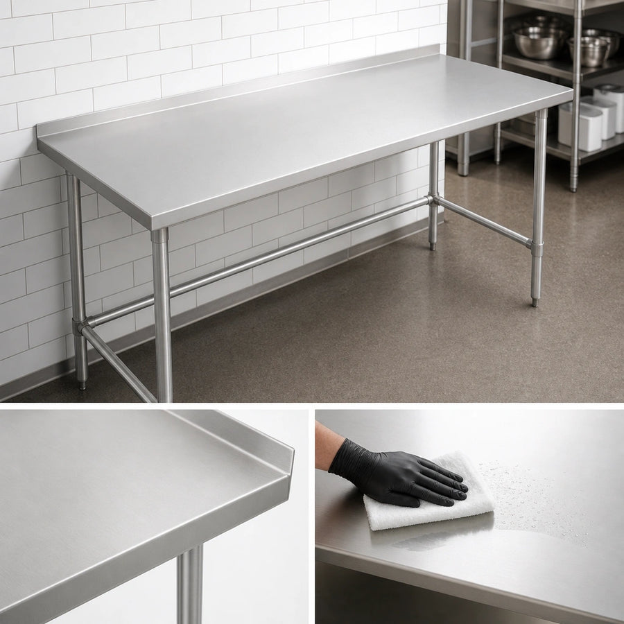 14-Gauge 300-Series Stainless Steel Top