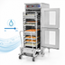 Thumbnail image #3 for FWE Clymate IQ Heated Holding Cabinet for Combi-Companion Racks, Floor Model, 1 Door, Stainless Steel