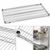 Thumbnail image #3 for Metro Super Erecta Super Wide Stainless Steel Wire Shelf, 60W x 30D