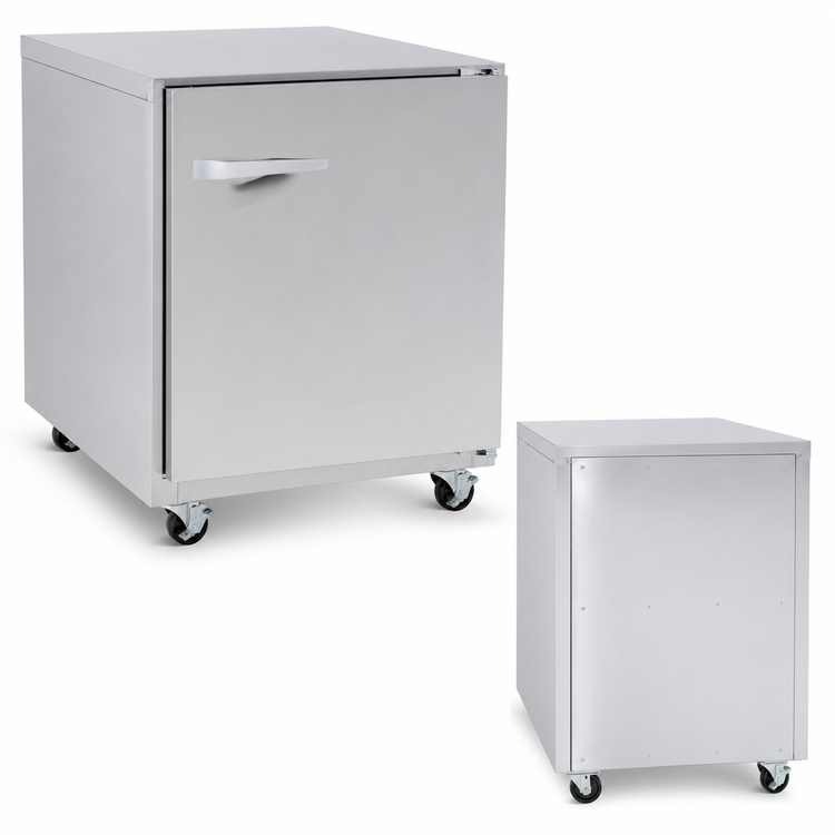 Product image #3 for Traulsen Dealer's Choice Compact Undercounter Reach-In Freezer, 27 Inch Wide, One Section, Left-Hinged Solid Door, Self-Contained