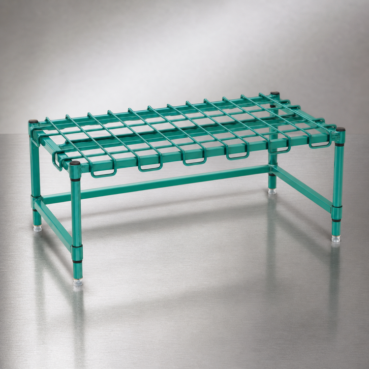 Product image #3 for EagleGard Three-Sided Wire Dunnage Rack with Removable Wire Assembly, 30"W x 18"D x 14"H, 1,600 lb Capacity