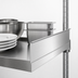 Thumbnail image #3 for Metro Super Erecta 42-Inch x 4-Inch Stainless Steel Shelf Ledge for Solid Shelves