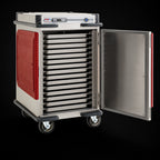 Thumbnail image #3 for Metro C5 Transport Armour C5T5-DSF Half-Height Mobile Heated Holding Cabinet, 18-Pan, 120V, Solid Full Doors