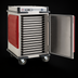 Thumbnail image #3 for Metro C5 Transport Armour Half-Height Mobile Heated Holding Cabinet, 18-Pan Capacity, 120V