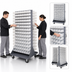 Thumbnail image #3 for Quantum Double-Sided Louvered Rack with 240 Clear Bins