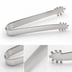 Thumbnail image #3 for Carlisle 5-3/4-Inch One-Piece Ice Tong, 18/8 Stainless Steel, Mirror-Polished Finish