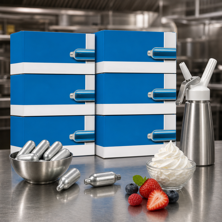 Product image #4 for Whip-It! Elite Advance Cleaned Aluminum N2O Whipped Cream Chargers - 600 Count